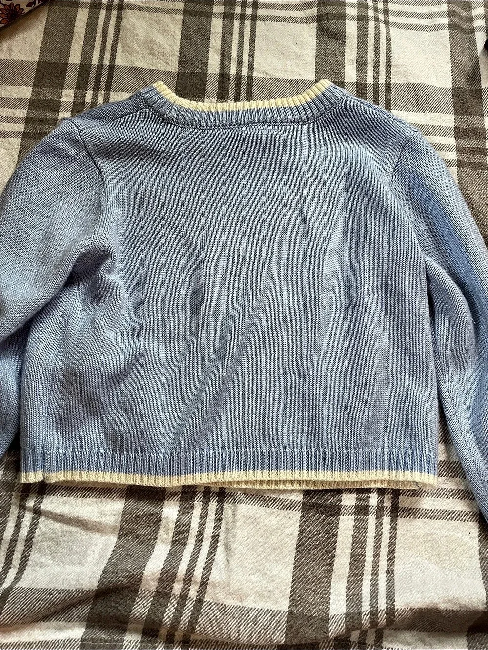 Kids Blue & Yellow Bunny Sweater Like New